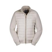 Luxe Cashmere Bomberjack Moorer , Beige , Heren