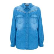 Denim Shirts Kocca , Blue , Dames