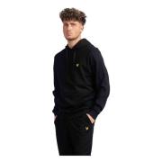 Fly Fleece Hoodie Zwart Heren Lyle & Scott , Black , Heren