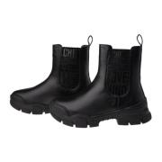 Chelsea Boots Love Moschino , Black , Dames