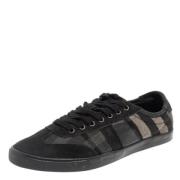 Pre-owned Canvas sneakers Burberry Vintage , Black , Dames