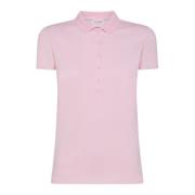 Roze Slim Fit Polo Shirt Sun68 , Pink , Dames