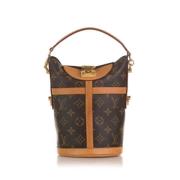 Pre-owned Canvas shoulder-bags Louis Vuitton Vintage , Brown , Dames