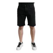 Casual Shorts Dolce & Gabbana , Black , Heren