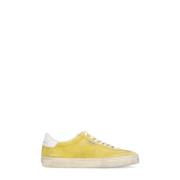 Gele Suède Sneakers voor Mannen Golden Goose , Yellow , Heren