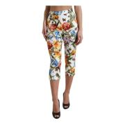 Cropped Trousers Dolce & Gabbana , Multicolor , Dames