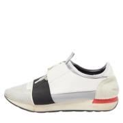 Pre-owned Suede sneakers Balenciaga Vintage , White , Dames