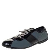 Pre-owned Leather sneakers Armani Pre-owned , Black , Dames
