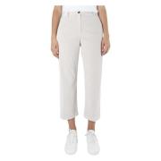 Cropped Trousers Nine In The Morning , White , Dames
