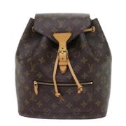 Pre-owned Canvas backpacks Louis Vuitton Vintage , Brown , Dames