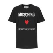 T-Shirts Moschino , Black , Dames
