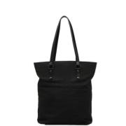 Pre-owned Canvas totes Salvatore Ferragamo Pre-owned , Black , Dames