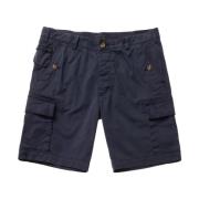 Casual Shorts, Klassieke Pasvorm Blauer , Blue , Heren