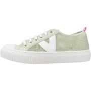 Stijlvolle Sneaker Re-Edit Basket Rejill Victoria , Green , Dames