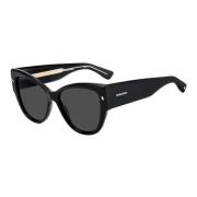 Black/Grey Sunglasses Dsquared2 , Black , Dames