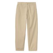 Straight Trousers Carhartt Wip , Beige , Heren