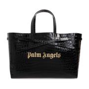 Shopper tas Palm Angels , Black , Dames