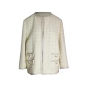Pre-owned Wool outerwear Gucci Vintage , Beige , Dames