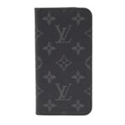 Pre-owned Coated canvas home-office Louis Vuitton Vintage , Black , Da...