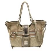 Pre-owned Leather totes Balenciaga Vintage , Beige , Dames