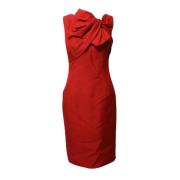 Pre-owned Silk dresses Giambattista Valli Pre-owned , Red , Dames