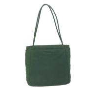 Pre-owned Fabric totes Prada Vintage , Green , Dames