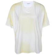 Pre-owned Cotton tops Moncler Pre-owned , Yellow , Dames