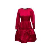 Pre-owned Fabric dresses Oscar De La Renta Pre-owned , Red , Dames