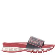 Pre-owned Leather flats Fendi Vintage , Red , Dames
