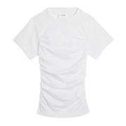 Ria Gathered T-Shirt Axel Arigato , White , Dames
