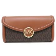 Pre-owned Canvas wallets Michael Kors Pre-owned , Brown , Dames