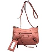 Pre-owned Leather balenciaga-bags Balenciaga Vintage , Pink , Dames