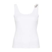 Mouwloze Top Blumarine , White , Dames