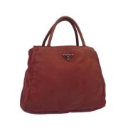 Pre-owned Nylon handbags Prada Vintage , Red , Dames