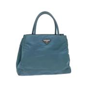 Pre-owned Nylon handbags Prada Vintage , Blue , Dames