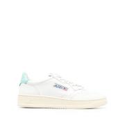 Lage Dames Wit/Turquoise Sneakers Autry , White , Dames