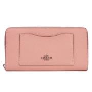 Pre-owned Leather wallets Coach Pre-owned , Pink , Dames