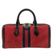 Pre-owned Suede gucci-bags Gucci Vintage , Red , Dames