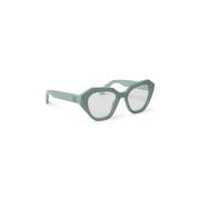 Optical Style 4300 Sunglasses Off White , Green , Unisex