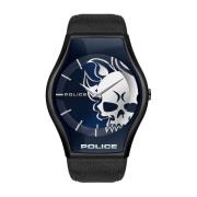 Watches Police , Black , Heren