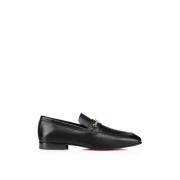 Zwarte platte schoenen met logo ketting Christian Louboutin , Black , ...