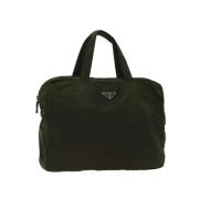 Pre-owned Fabric handbags Prada Vintage , Green , Dames
