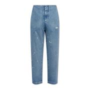 Jeans met verfspetters MM6 Maison Margiela , Blue , Heren