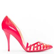 Pre-owned Leather heels Christian Louboutin Pre-owned , Pink , Dames