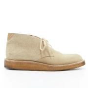 Pre-owned Suede boots Louis Vuitton Vintage , Brown , Dames