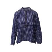 Pre-owned Cotton tops Isabel Marant Pre-owned , Blue , Dames