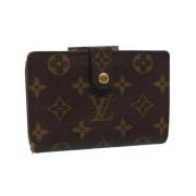 Pre-owned Canvas wallets Louis Vuitton Vintage , Brown , Dames