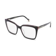 Zwarte Optische Frame Stijlvol en veelzijdig Carolina Herrera , Black ...