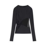 Long Sleeve Tops Givenchy , Black , Dames