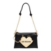 Baby Heart Shoulder bag Love Moschino , Black , Dames